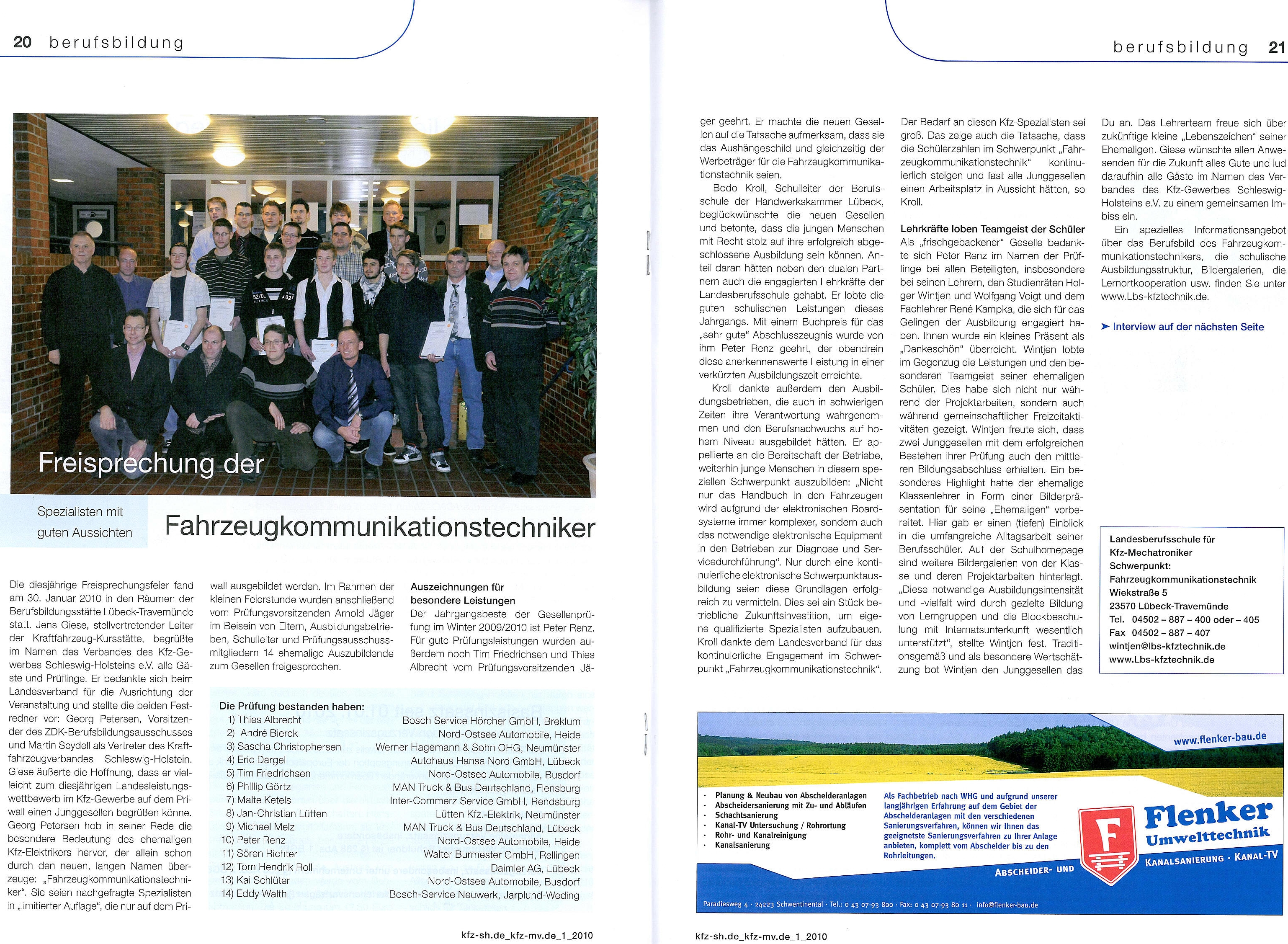 2010Artikel zur Freisprechung der Km06 aus der Verbandszeitschrift